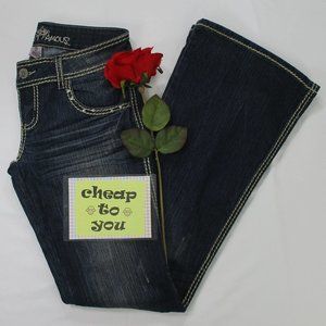 ALMOST FAMOUS BOOTCUT JEANS SIZE 5